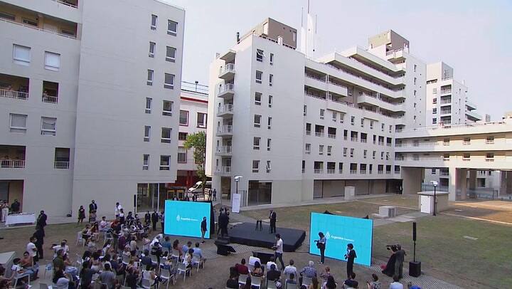 El día que el Gobierno de Alberto Fernández entregó las viviendas en Parque Patricios