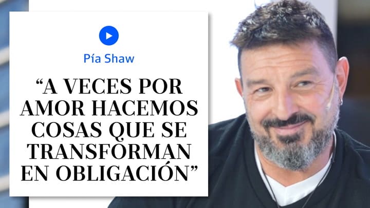 Damián De Santo con Pía Shaw