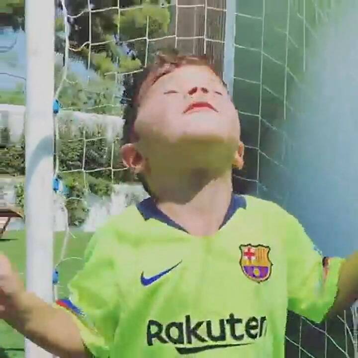 El video que le dedico Antonella Roccuzzo a su hijo Mateo Messi. Fuente: Instagram