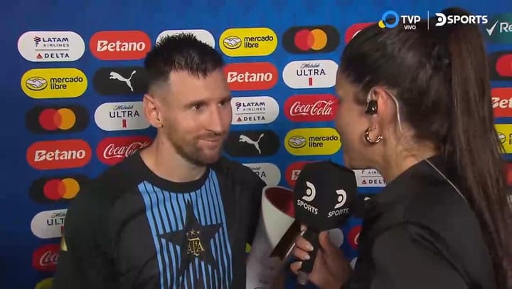 La palabra de Messi tras el triunfo de la seleccion
