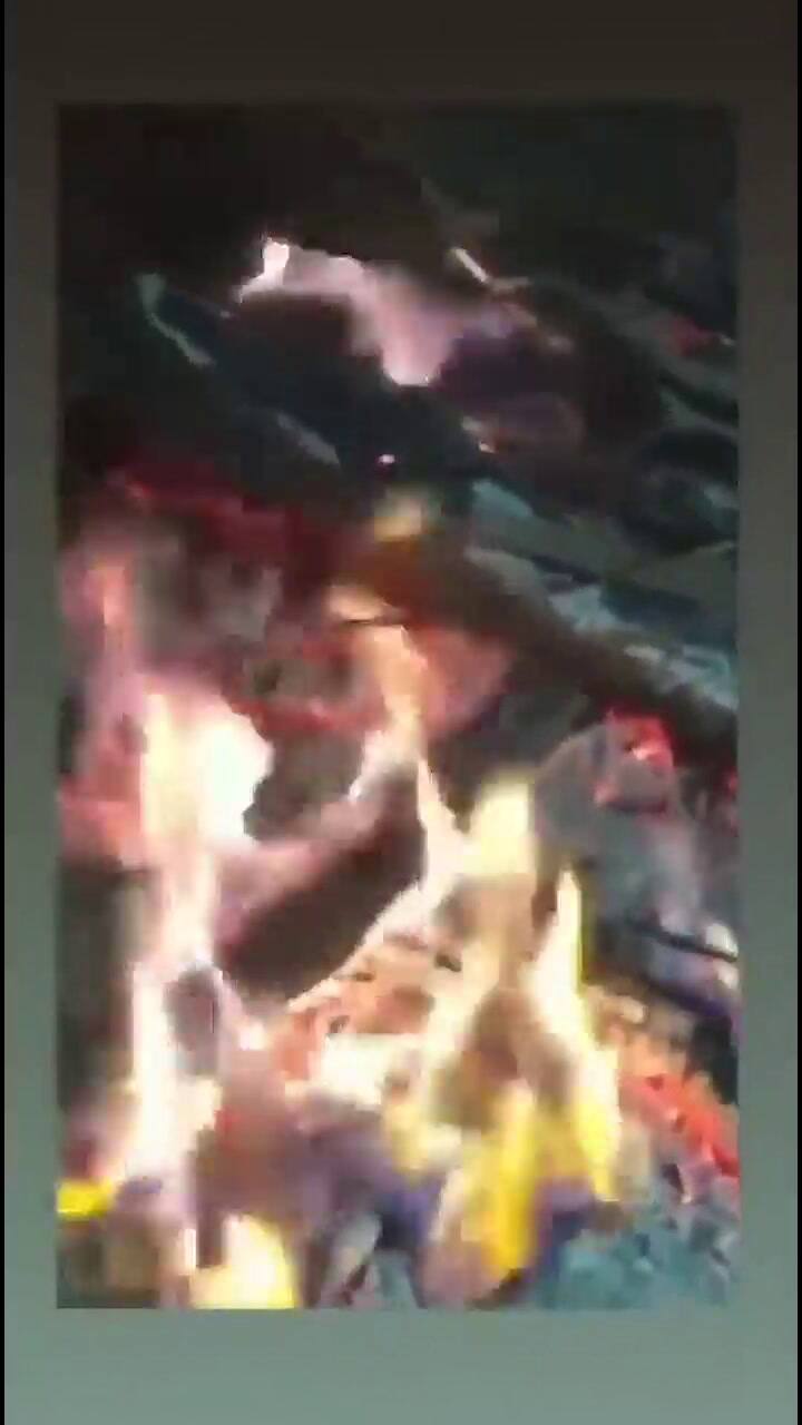 Wanda Nara quemó fotos suyas con Mauro Icardi - Fuente: Instagram