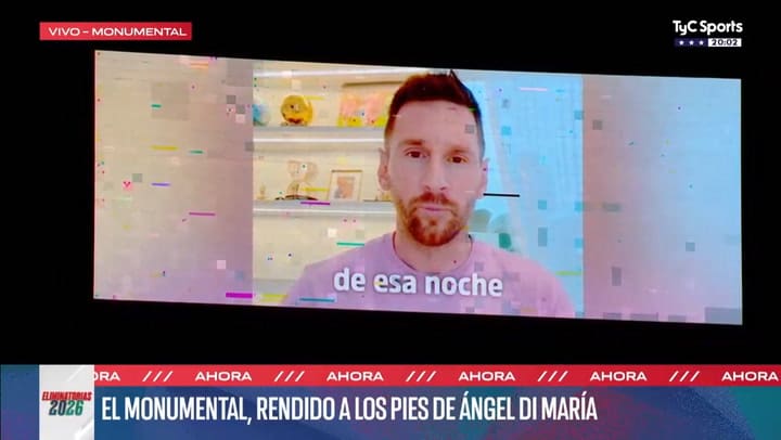 El mensaje de Lionel Messi a Angel Di Maria