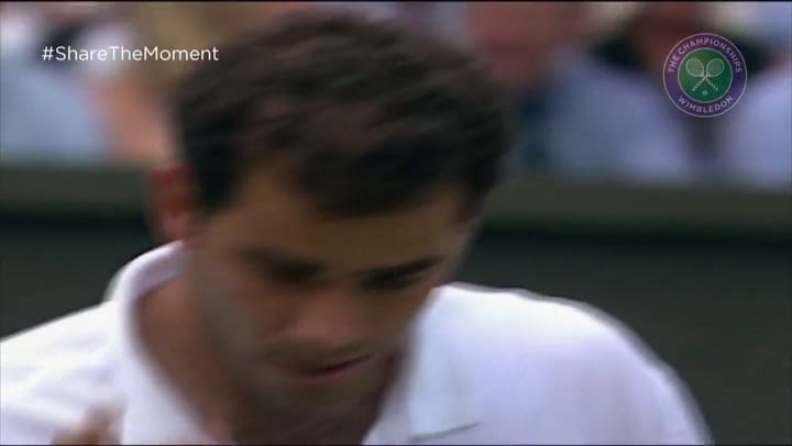 Roger Federer aterriza en Wimbledon. Fuente: Youtube