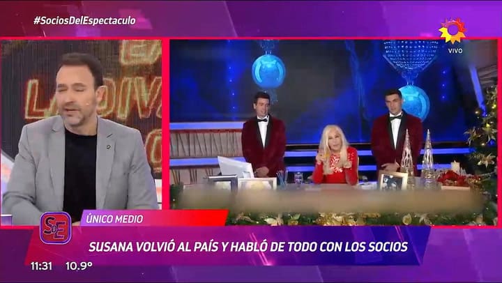 Susana Gimenez volvio al pais tras su viaje a Miami