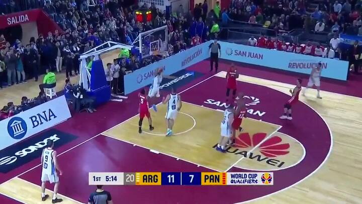 Gran combinación entre Campazzo Garno y Delía - Fuente: Twitter