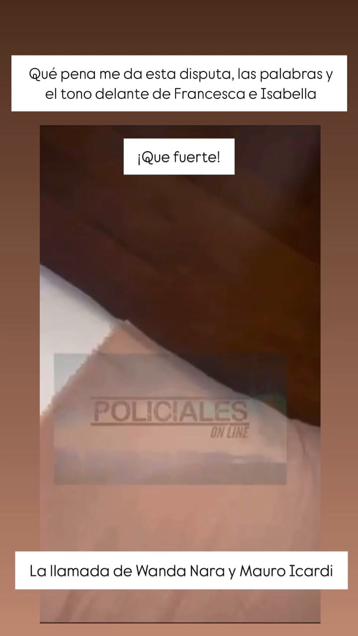 La discusión entre Mauro Icardi y Wanda Nara