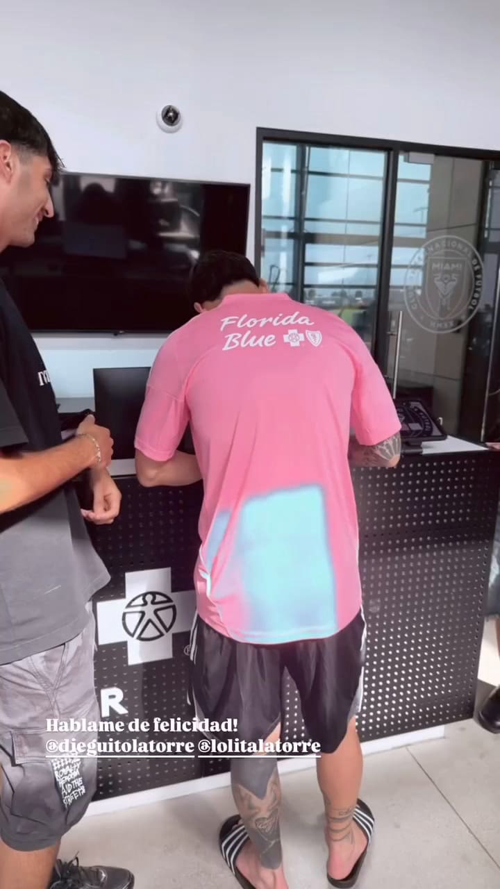 Yanina Latorre abandonó el Wanda Gate por un rato por un motivo especial: se encontró con Lionel Messi