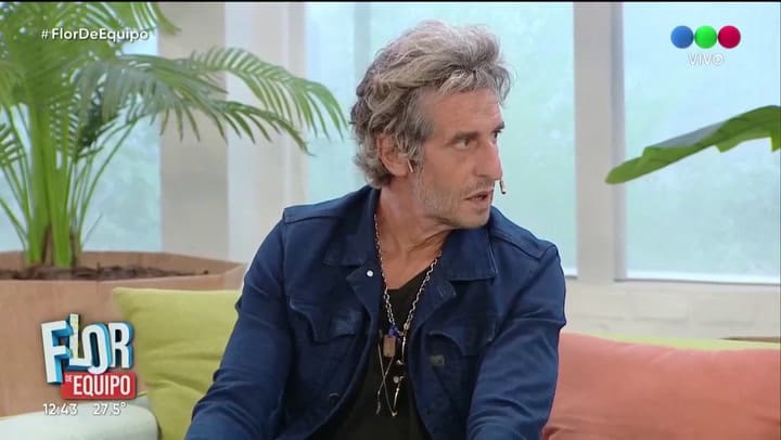 La reacción de Flor Peña al oír la edad de Diego Peretti