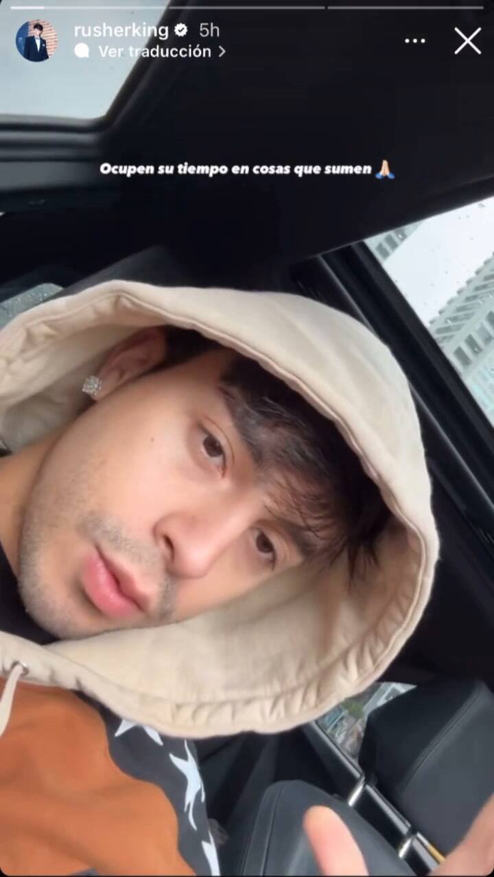 El descargo de RusherKing tras el hate en redes sociales por una reacción con Ángela Torres