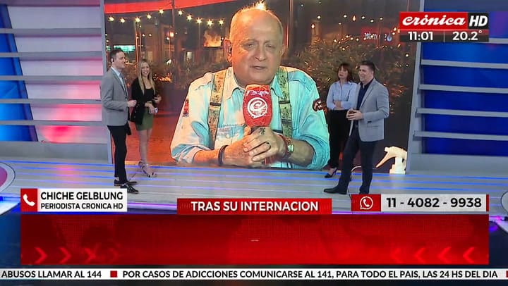 Chiche Gelblung hablo sobre su salud