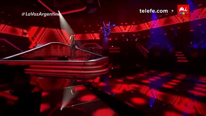 La Voz Argentina: Anastasia Amarante cantó 'Don't speak', de No Doubt - Audiciones a Ciegas - Fuente