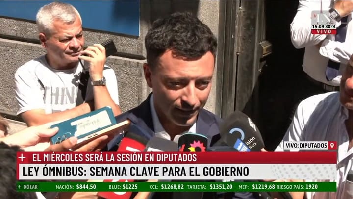 Ley Ómnibus: habló Rodrigo de Loredo y Miguel Ángel Pichetto