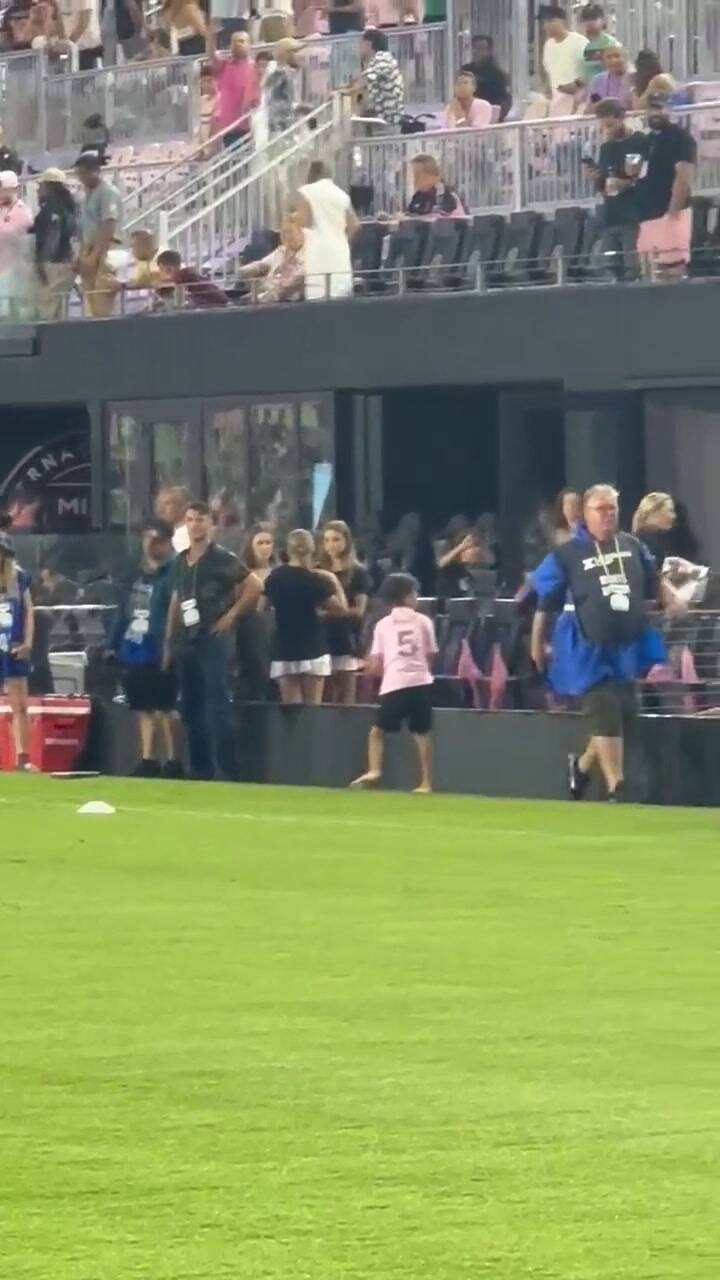 Ciro Messi se encontró con David Beckham