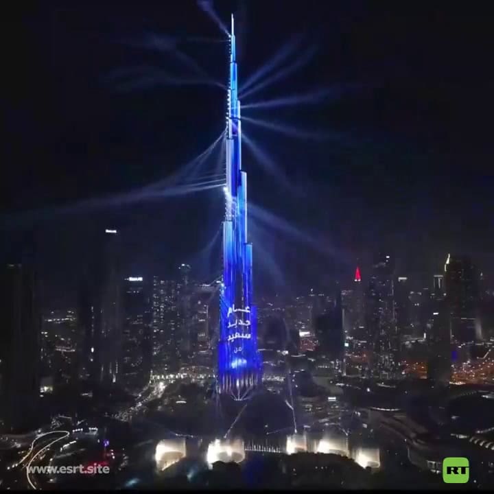 2024: Así celebraron el año nuevo en Dubai