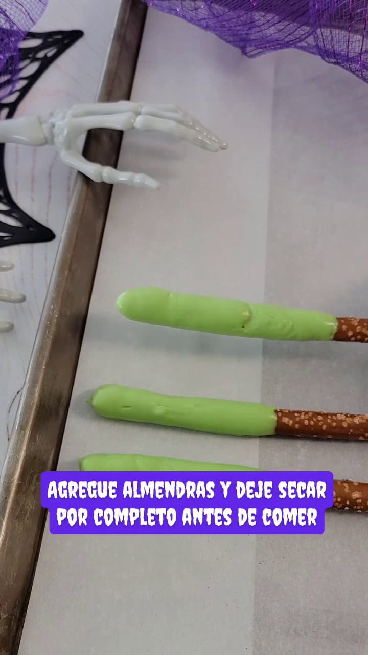 Receta de Halloween: dedos tenebrosos