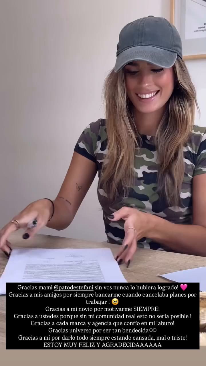 Julieta Poggio se compró su primer departamento