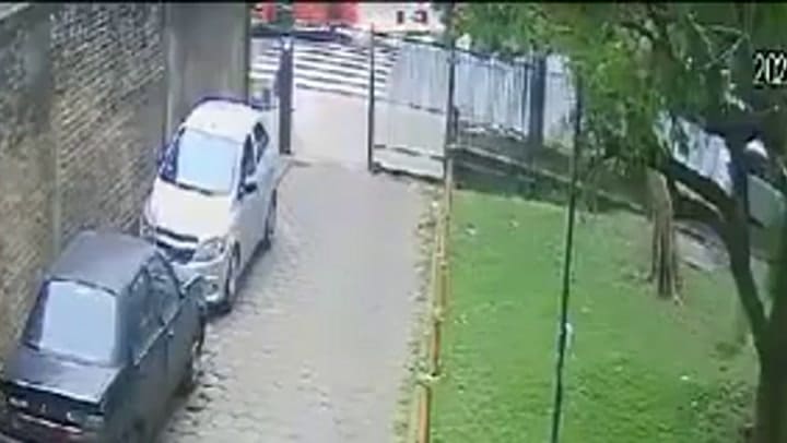 Choque jubilada Villa Madero 2