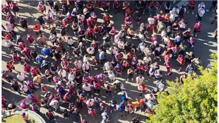 Las agresiones contra el presidente Moretti en San Lorenzo