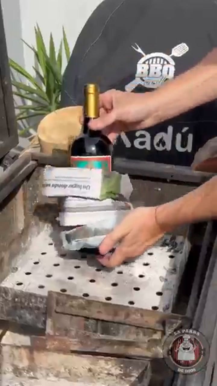 El truco para armar el fuego para el asado