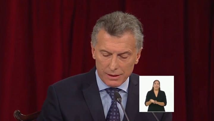 Macri ante el Congreso: 'Estamos sentando bases sólidas'
