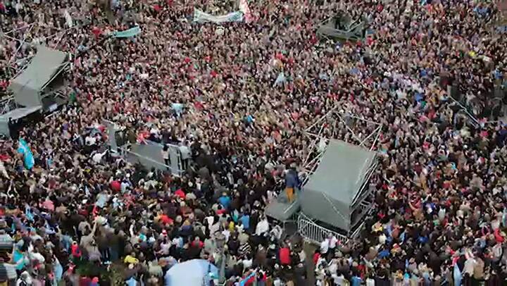 La marcha del #SiSePuede de Macri en Paraná