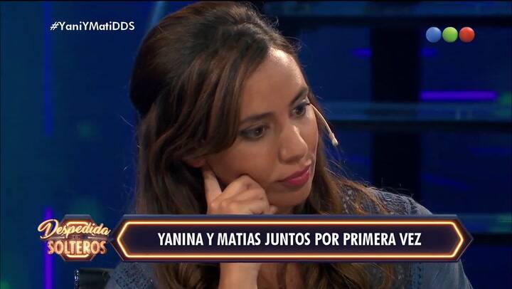 Matías llora al reecontrarse con Yanina