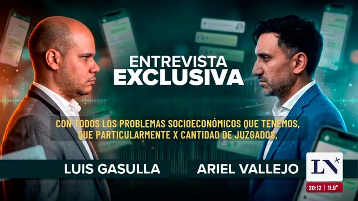 Ariel Vallejo rompió el silencio en LN+ después de declarar en Tribunales: “La causa está tirada de los pelos”