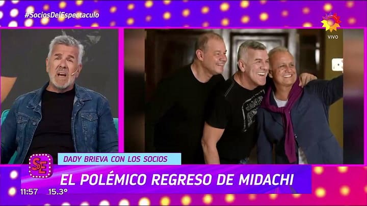 Dady Brieva reveló por qué se desligó de MIDACHI