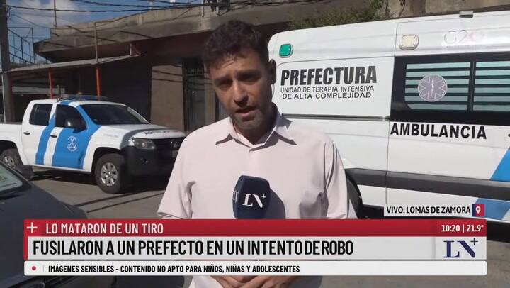 Mataron A Un Prefecto En Un Intento De Robo