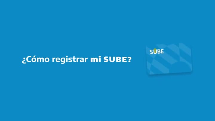 Registrá Tu Sube