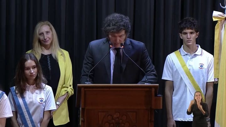 Milei explico cual es el origen de "las fuerzas del cielo"