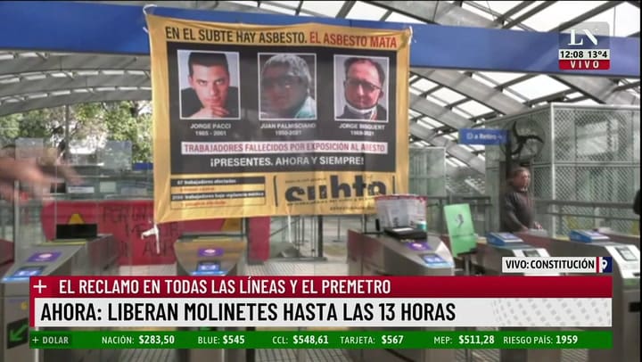 Comienza la medida de fuerza en el subte