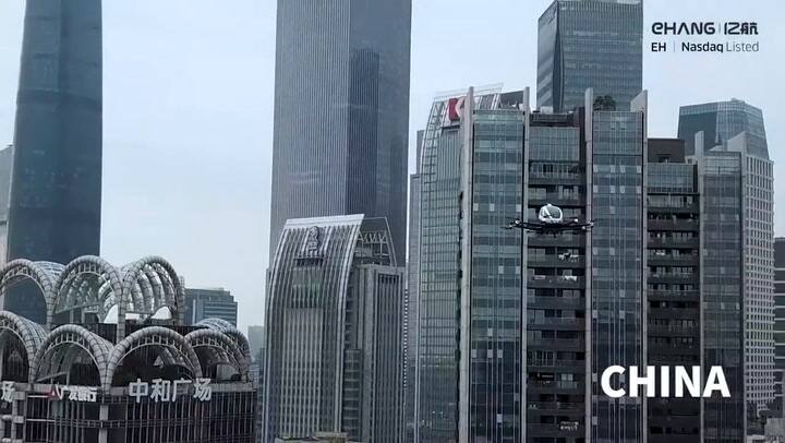 El taxi aéreo biplaza EHang 216 completó más de 37.000 vuelos de prueba en 12 países