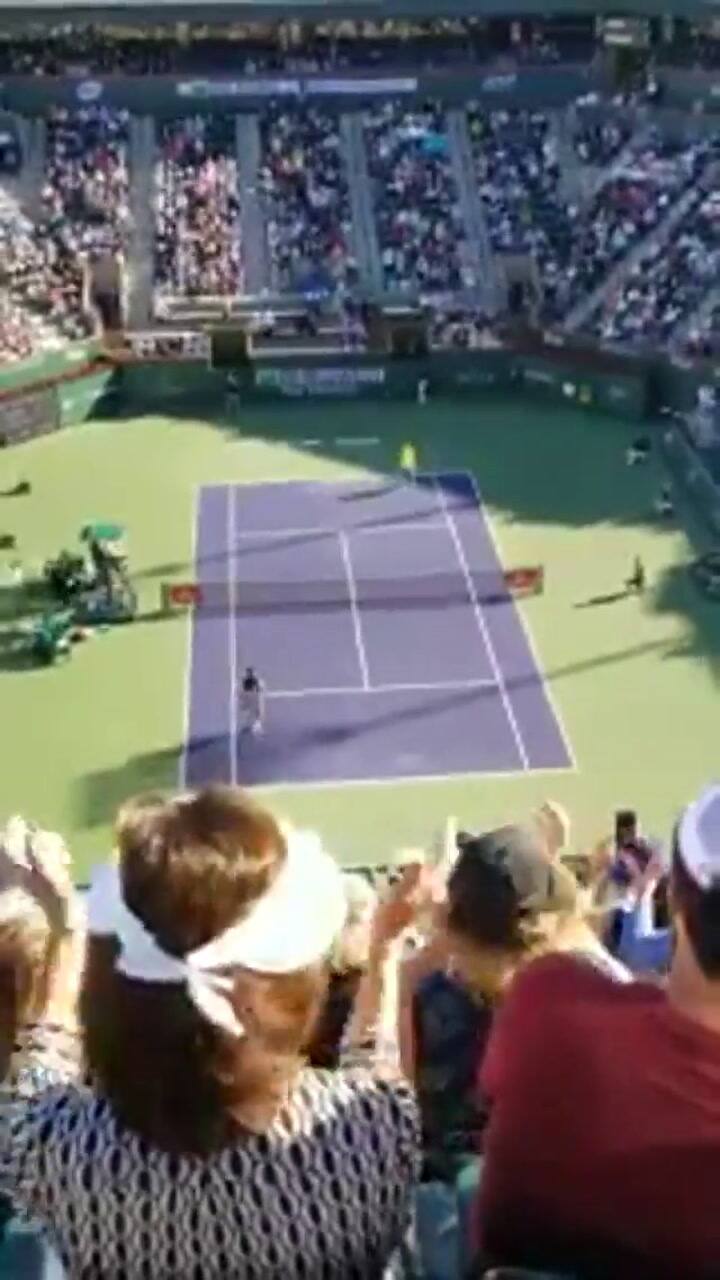 El partido de cuartos de final de Juan Martín Del Potro contra Philipp Kohlschreiber
