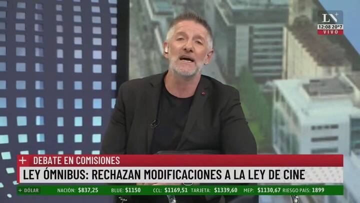 Mauricio Dayub, sobre la ley omnibus: "Hay que defender los valores de la cultura"