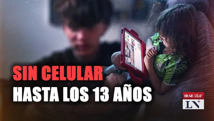 Acuerdan prohibir el celular a chicos de hasta 13 anos en Mendoza