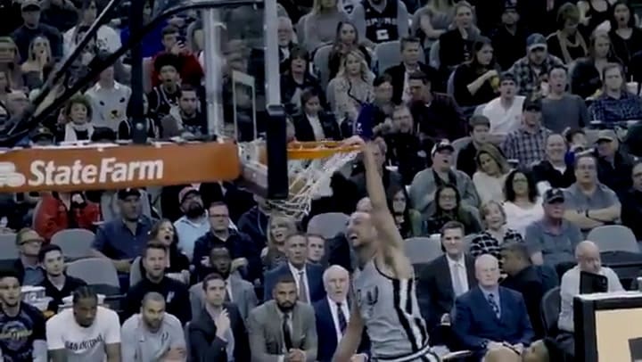 Manu Ginóbili: el momento de la volcada con Indiana