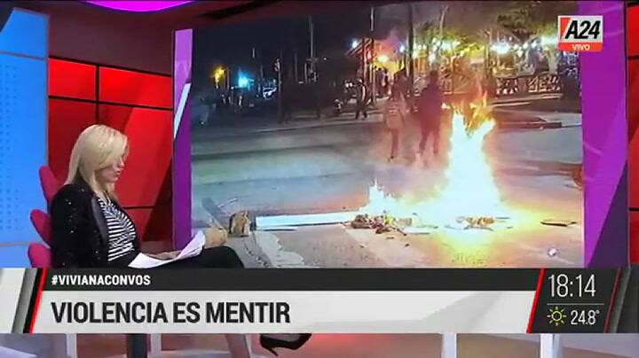 El inesperado pedido de Viviana Canosa a los gauchos de El Bolsón