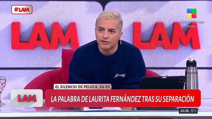 Segun LAM, Laurita Fernandez y Claudio Brusca estarian separados