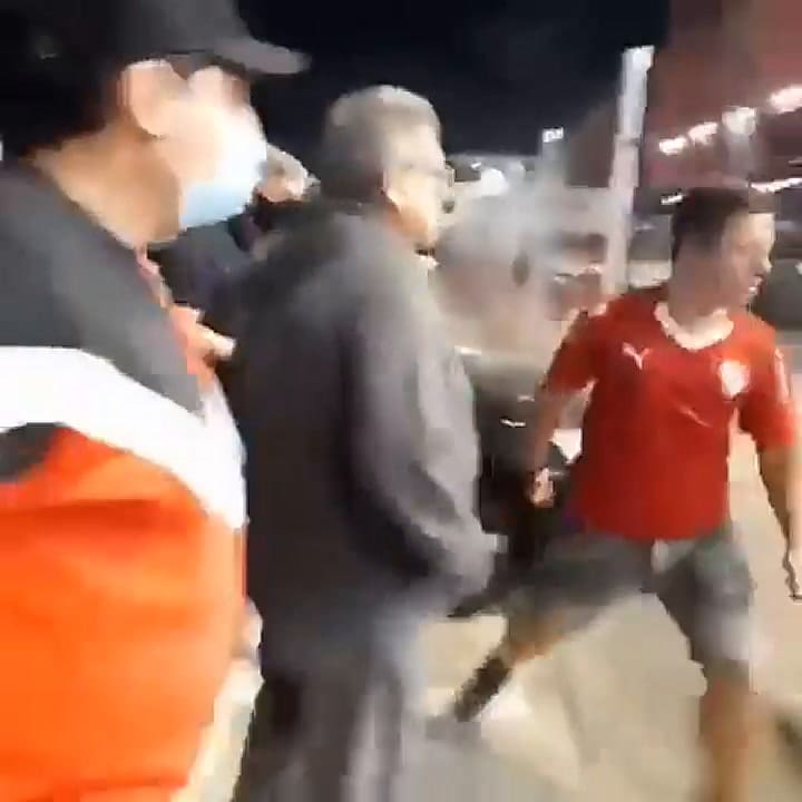 En partidos anteriores los hinchas ya habian mostrado disconformidad con la dirigencia