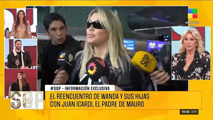 Wanda Nara habló antes de viajar a Milán