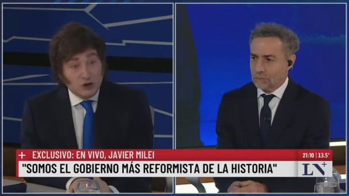 La controvertida frase de Milei sobre la condena a Cristina Kirchner y la independencia de la Justicia