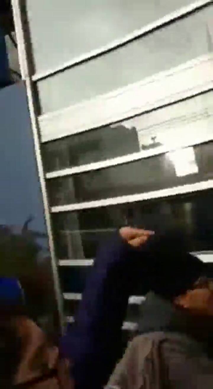 Imágenes del escrache a Zannini en Río Gallegos