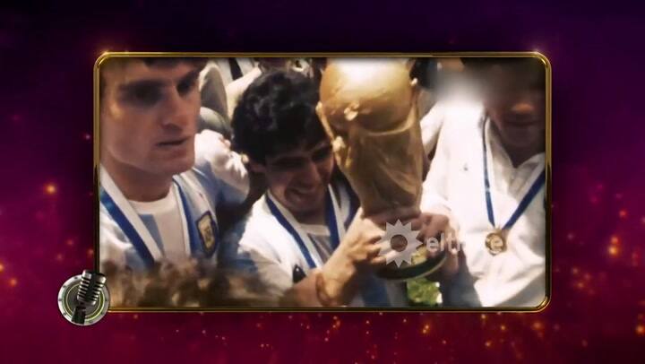 El homenaje de Cantando 2020 a Diego Armando Maradona - Fuente: eltrece