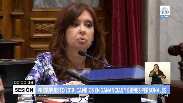 Cristina Fernández de Kirchner: 'Van a dejar un país infinitamente peor de lo que recibieron' - fuen