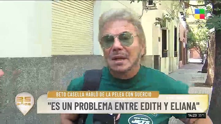 Beto Casella aclaro el cruce con Eliana Guercio