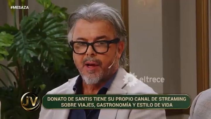 Donato de Santis sorprendió con una teoría de cuánto le queda de vida