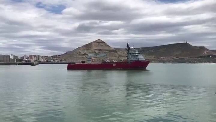 El buque noruego Skandi Patagonia partió a la zona de búsqueda del Submarino ARA San Juan
