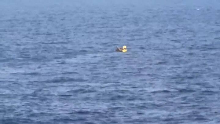 El rescate de la pasajera que cayó del Royal Caribbean