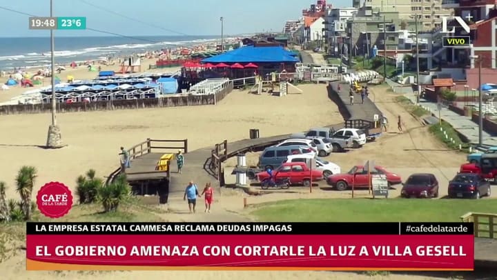El gobierno amenaza con cortarle la luz a Villa Gesell